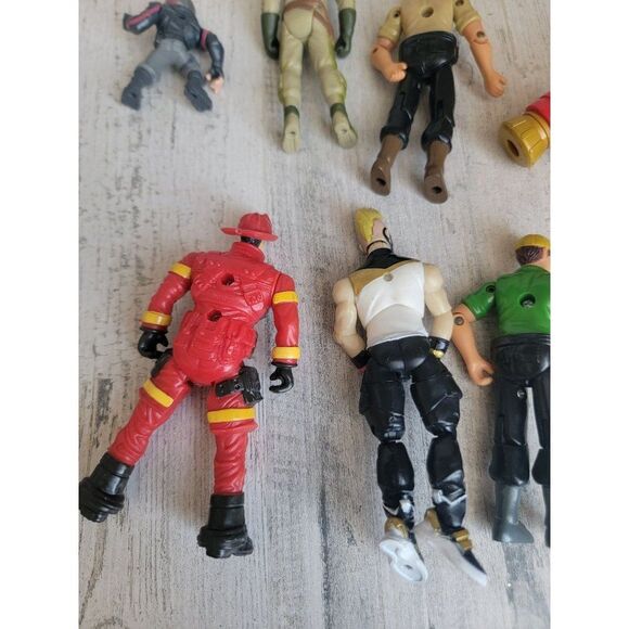 Firefighter biker action figure mow hawk toy figure set job - Picture 8 of 12